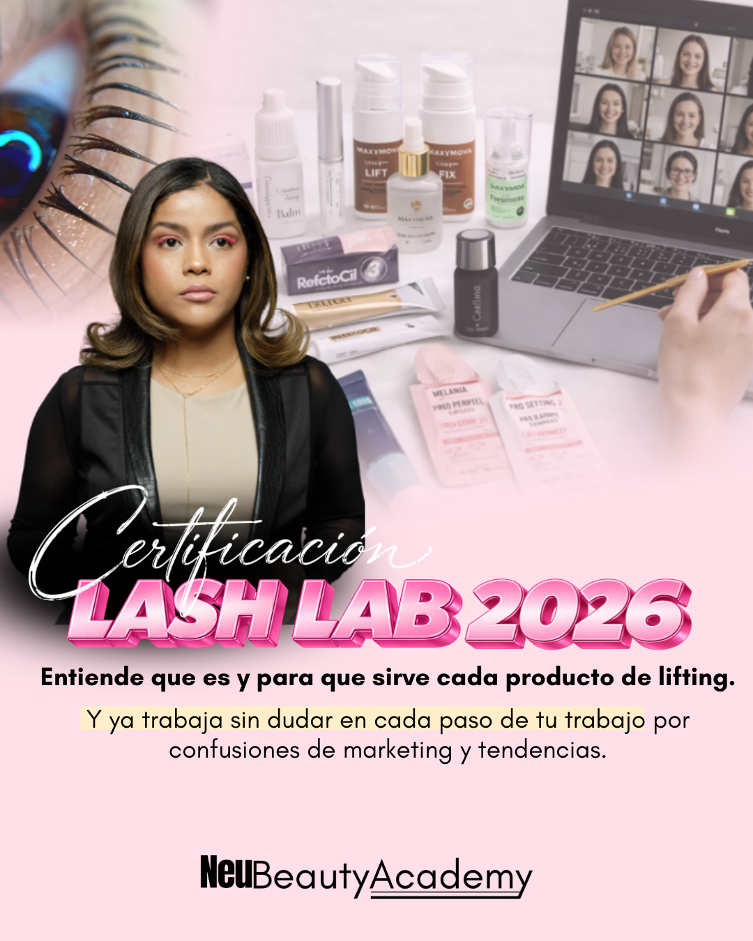 Curso de Química Lash Lab de NeuBeauty Academy
